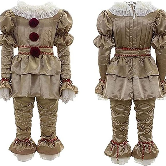 Scary IT Clown Halloween Costume for Kids Cosplay Party Outfit- Size SM - Picture 1 of 9